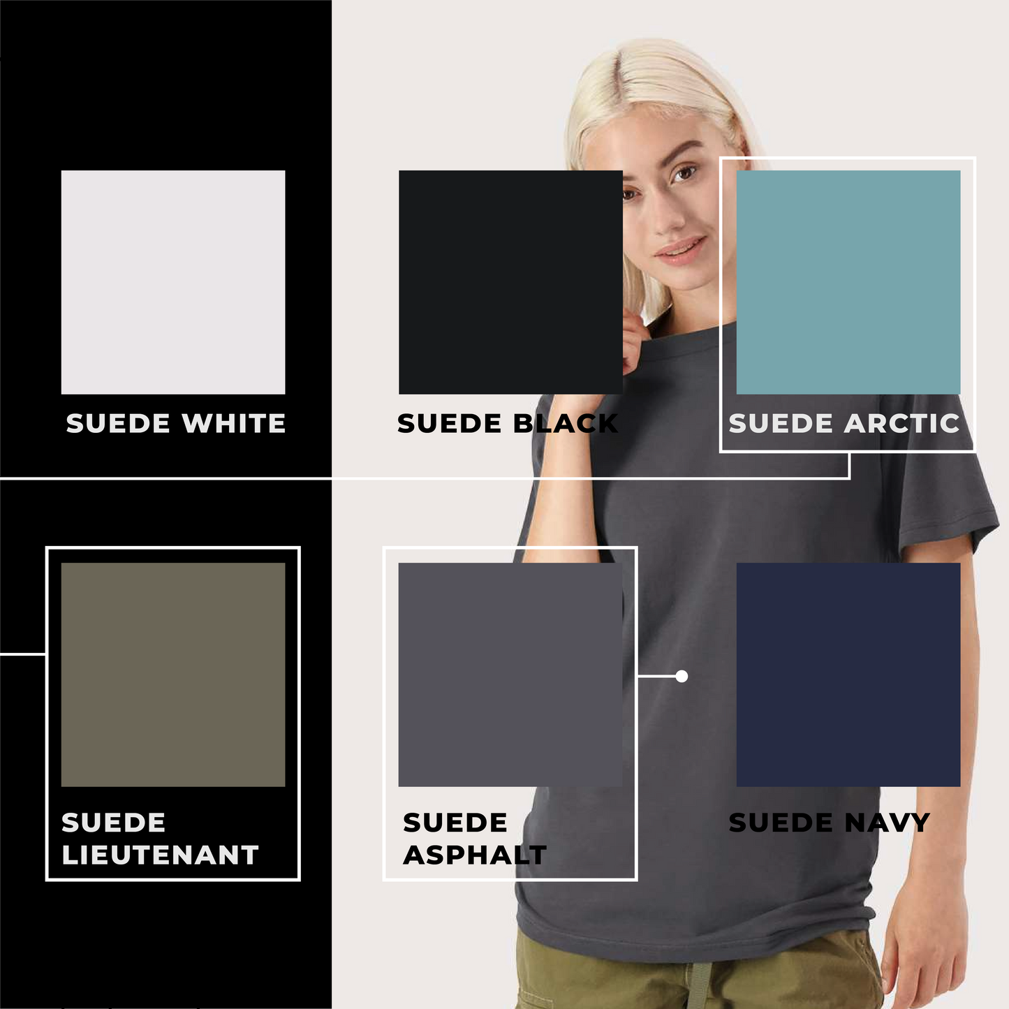 60 AMERICAN APPAREL SUEDE CLOUD TEES