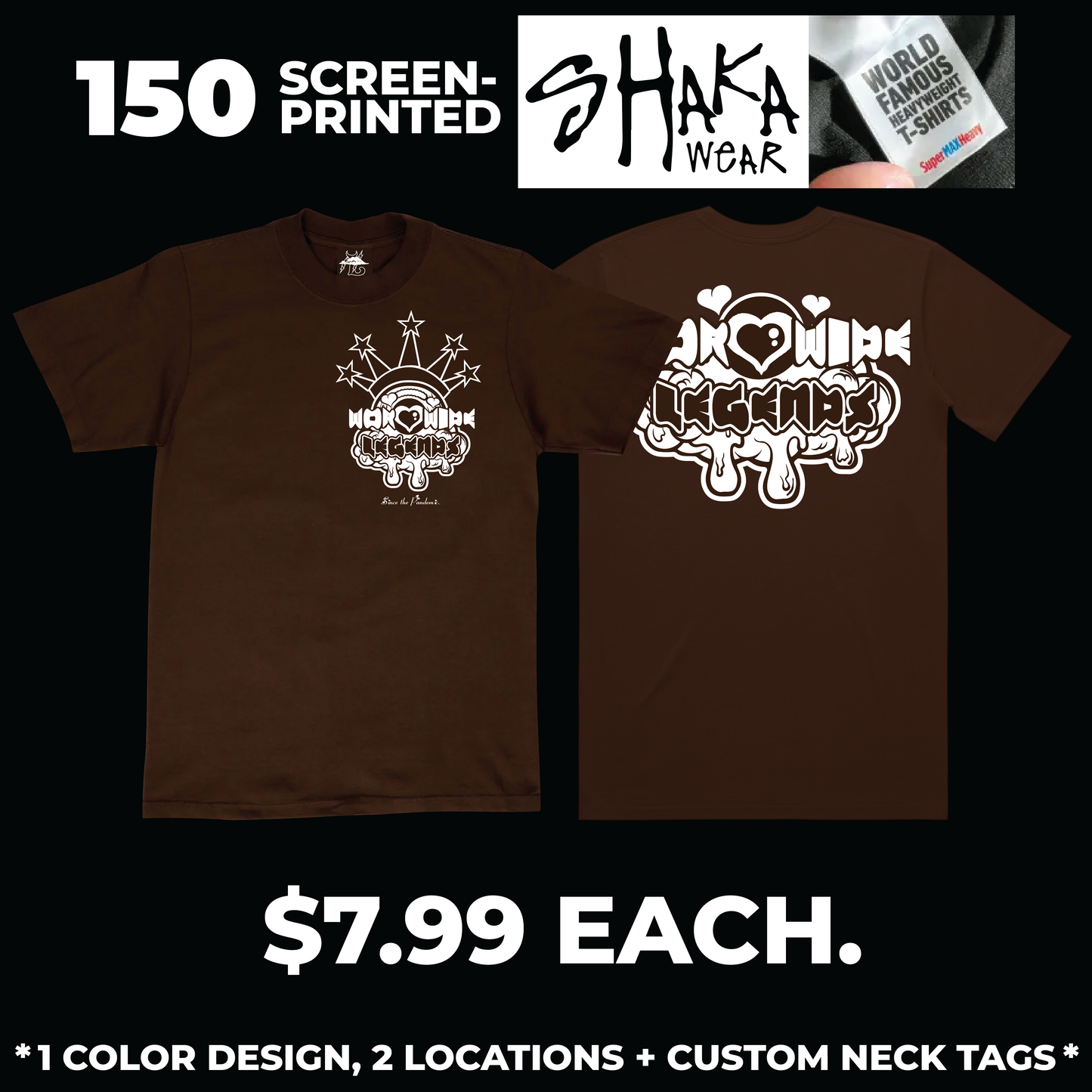 150 SHAKAWEAR MAX HEAVYWEIGHT TEES