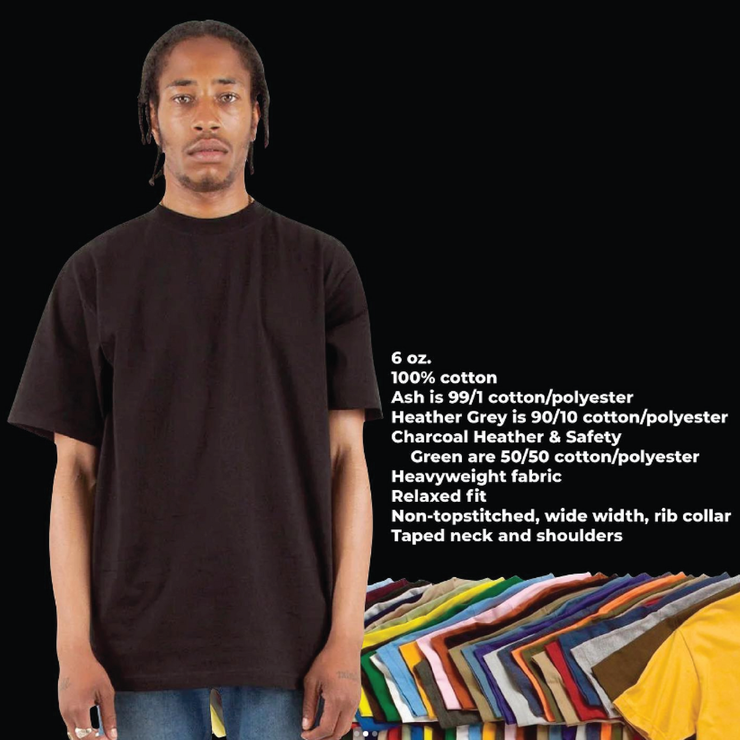 160 AMERICAN APPAREL 1301 TEES