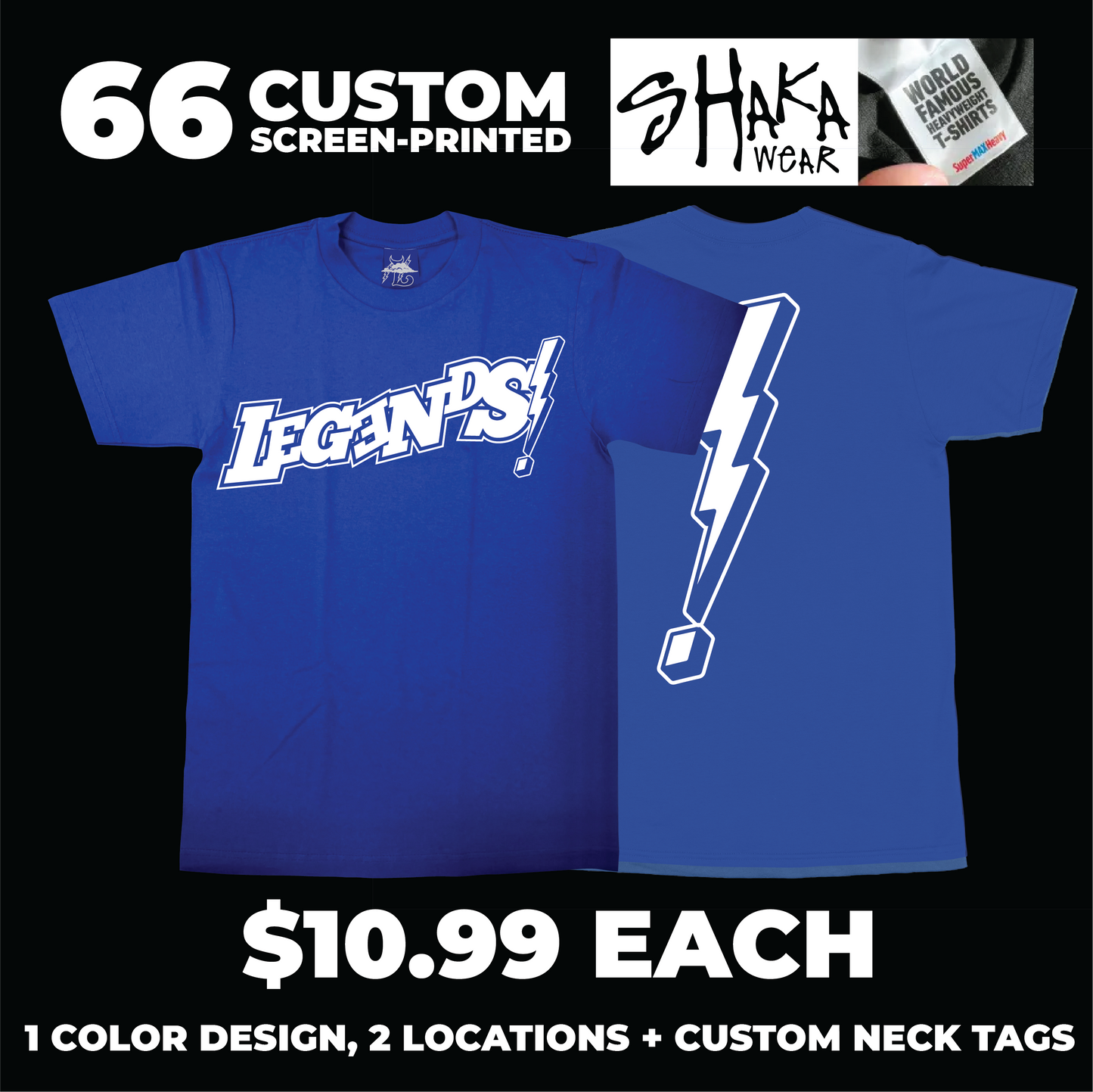 66 SHAKAWEAR MAX HEAVYWEIGHT TEES