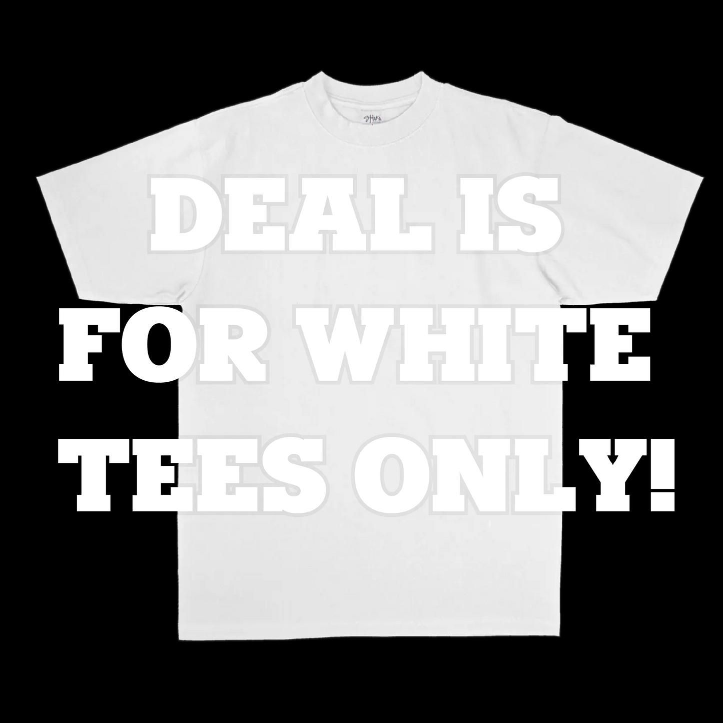 160 WHITE SHAKAWEAR MAX HEAVYWEIGHT TEES