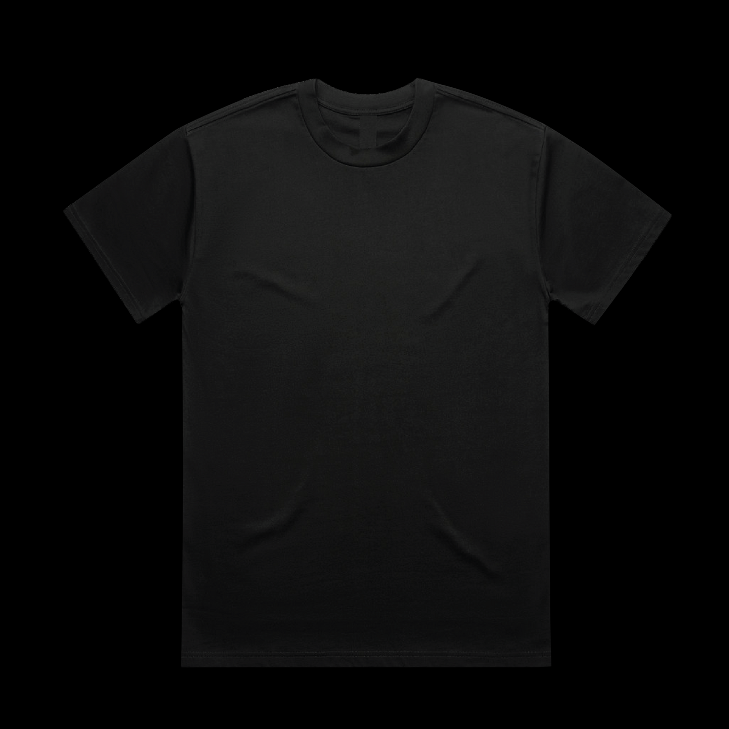 HNU HEAVY COTTON TEES IN BLACK - 3 PACK