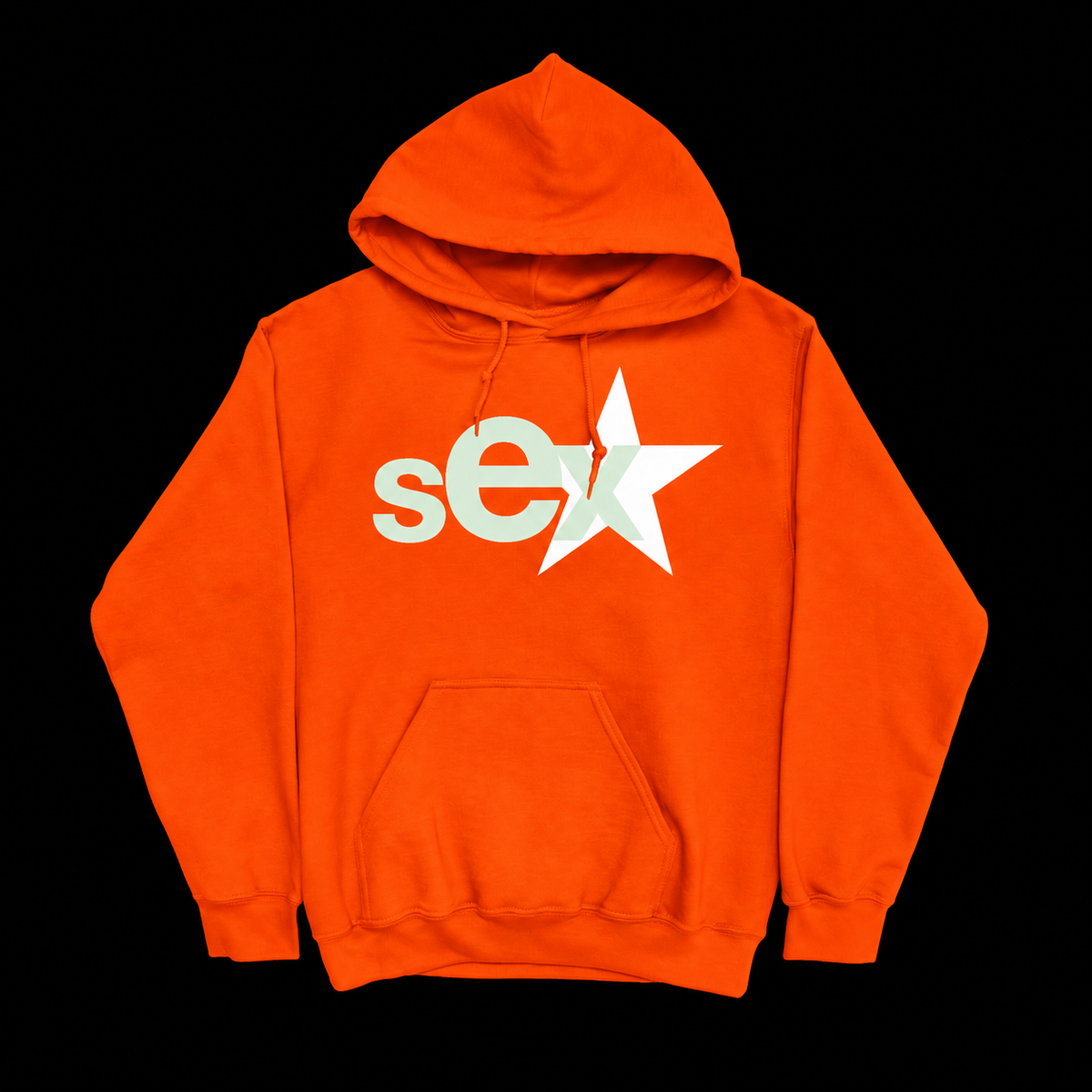 sE★ HOODIE IN ORANGE