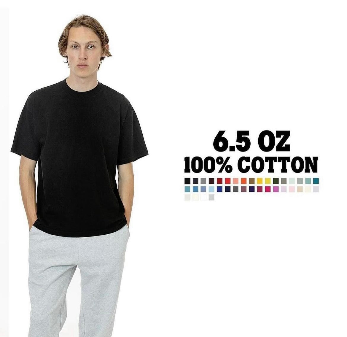 99 LOS ANGELES APPAREL 1801GD TEES